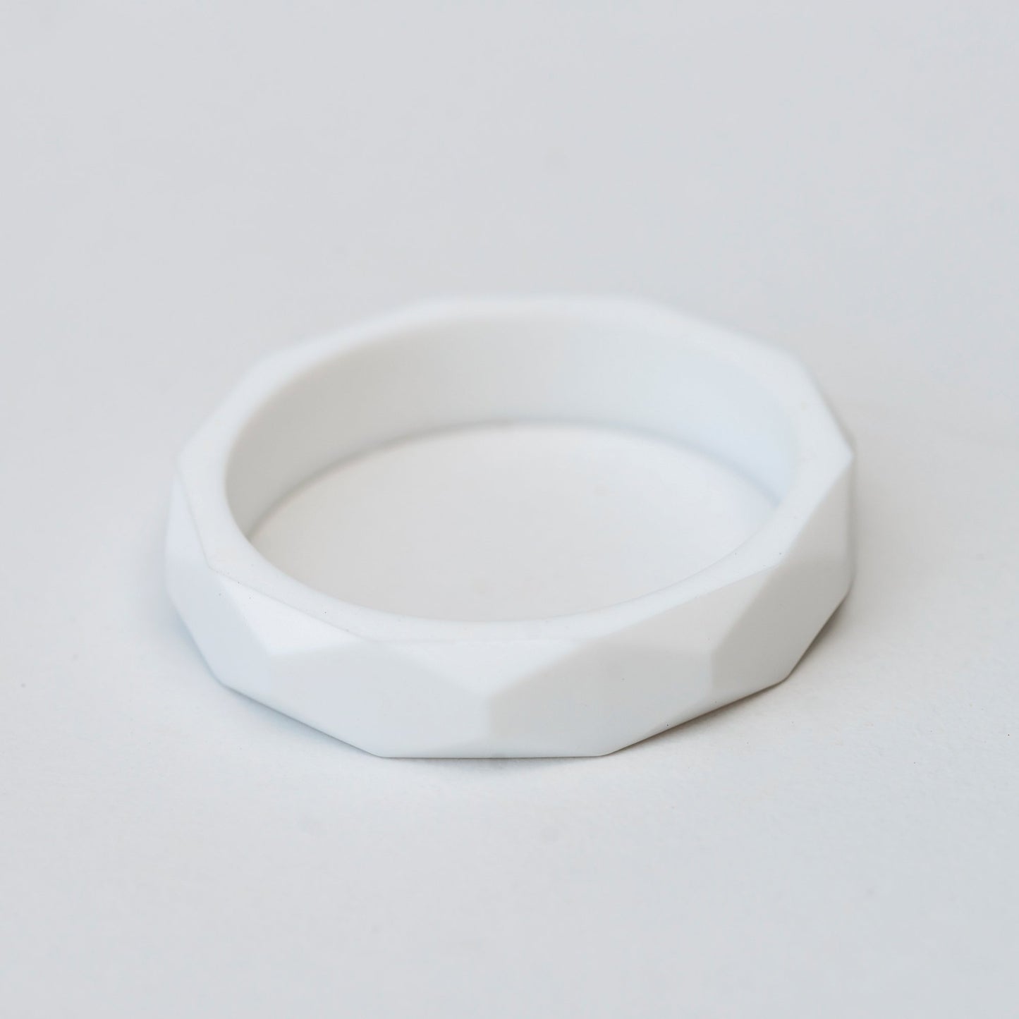 Gracie Teething Bangle - White