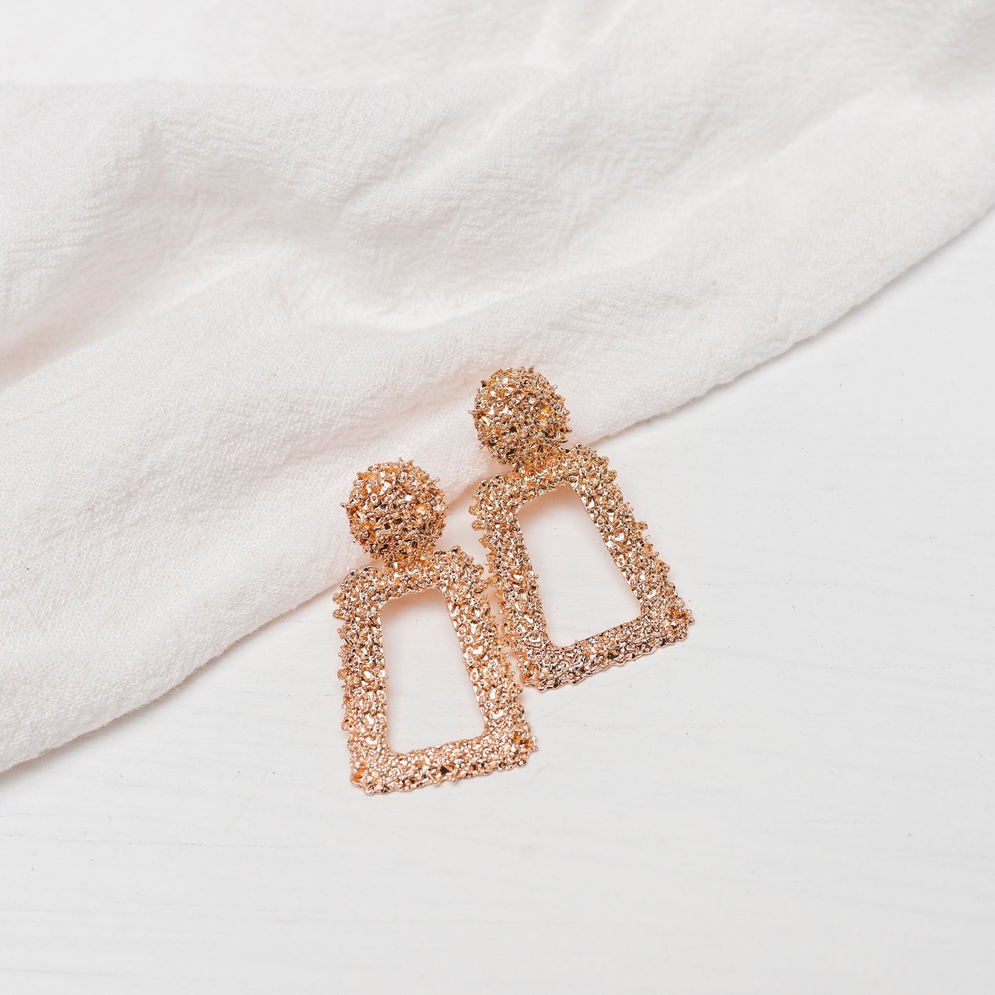 Aurora Earrings - Rose Gold