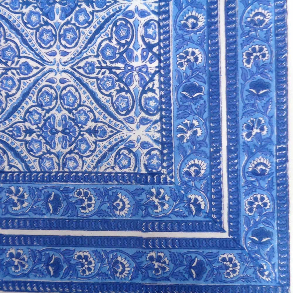 Blue Orchid Tablecloth 8 - 10 seater