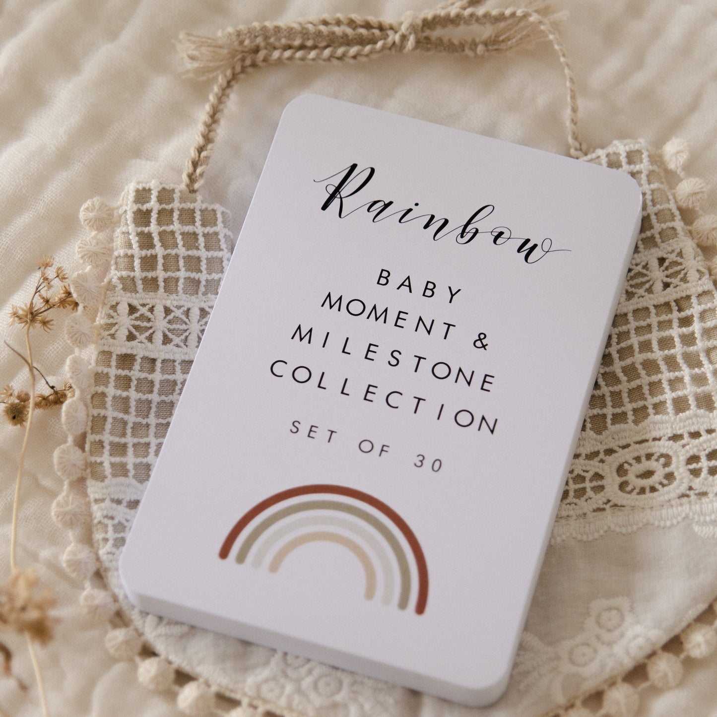 Baby Milestone Cards - Rainbow Collection