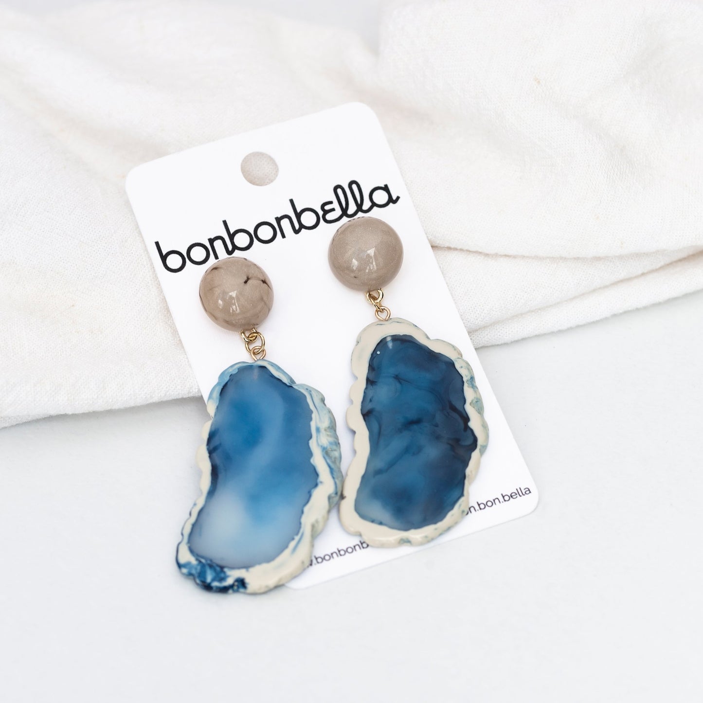 Faro Earrings - Blue