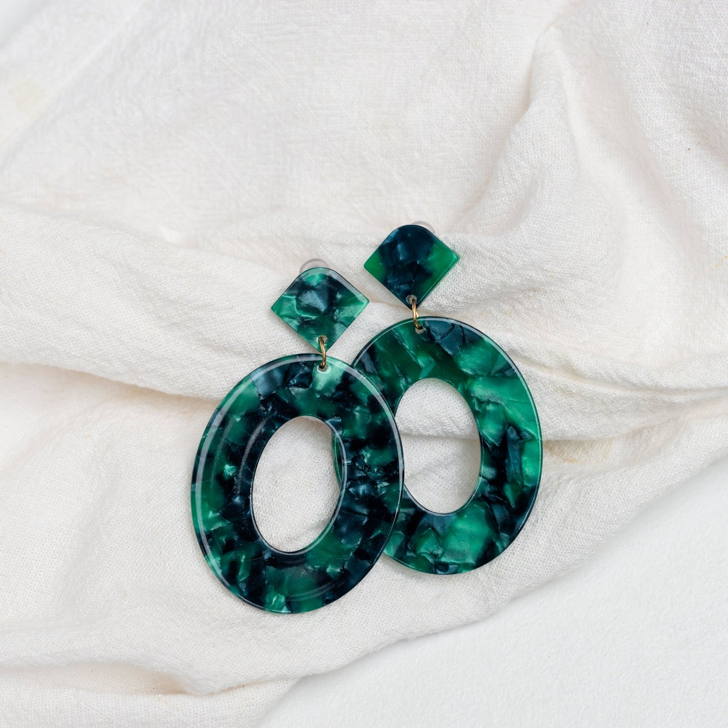 Seville Earrings - Green