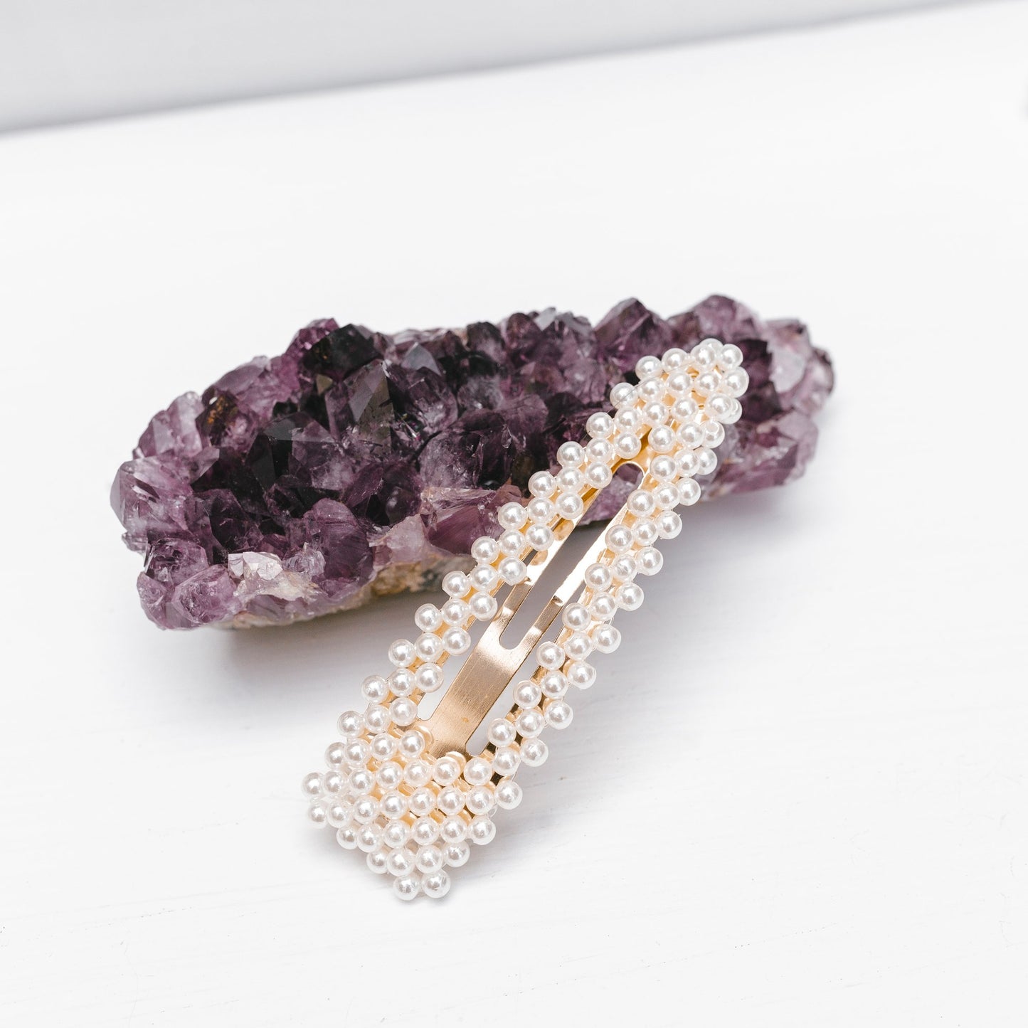 Vienna Hair Clip - Pearl