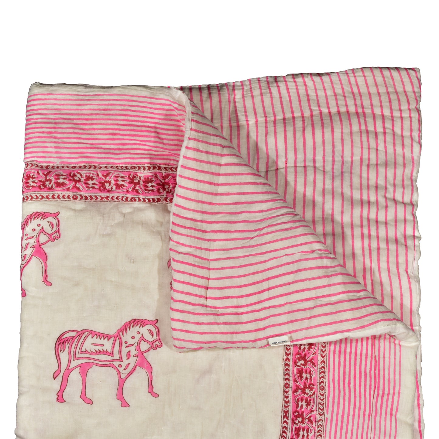 Mishka Baby Quilt - Pink Pony