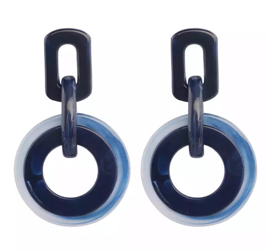 Iluka earrings - blue