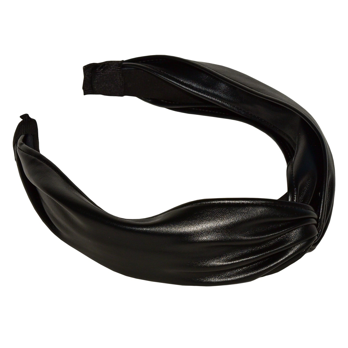 Lila Headband - Black leather look