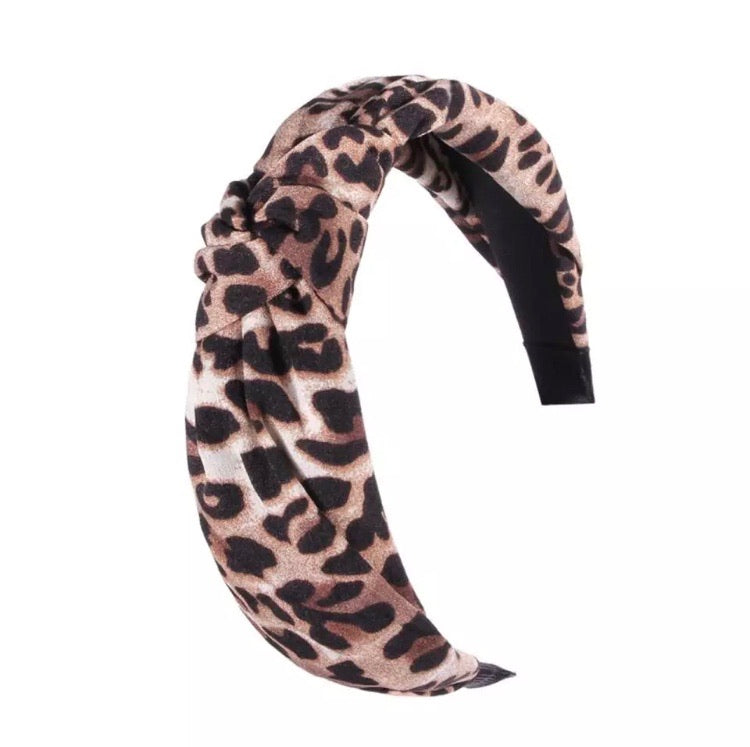 Leopard Knot Headband