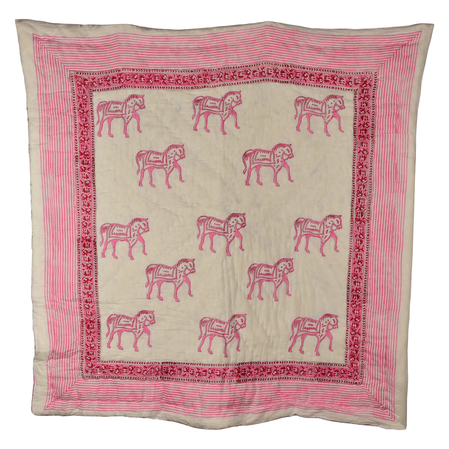 Mishka Baby Quilt - Pink Pony