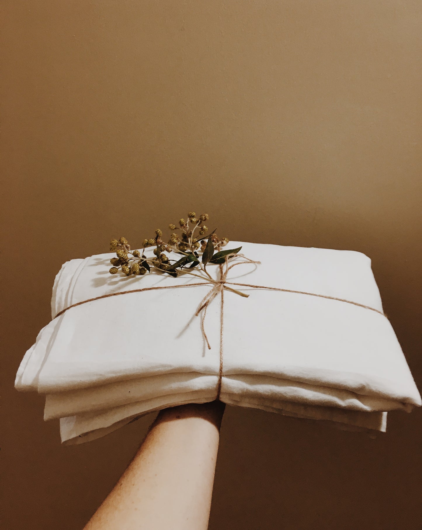 White Tablecloth - 100% Linen