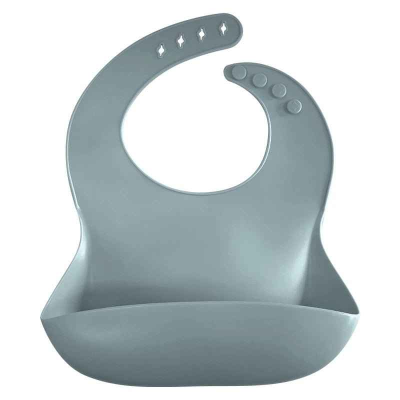 Silicone Bib - Cornflower Blue